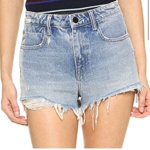 Denim X Alexander Wang Bite Denim Cut Off Shorts